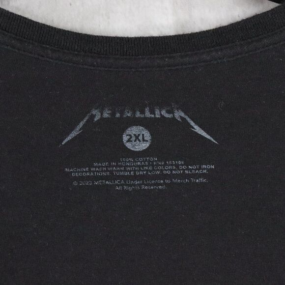Metallica T‎ Shirt Men's Size 2XL Black Master Of Puppets Short Sleeve Crew Neck - Picture 4 of 5